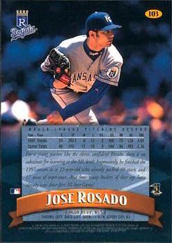 1998 Finest #103 Jose Rosado Back
