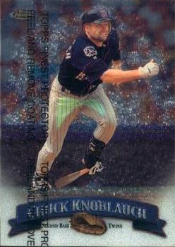 1998 Finest #110 Chuck Knoblauch Front