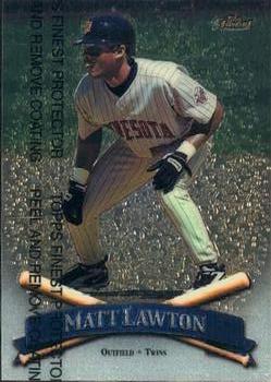 1998 Finest #117 Matt Lawton Front