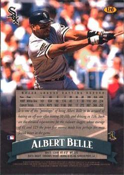 1998 Finest #120 Albert Belle Back