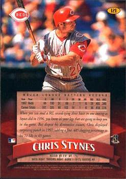 1998 Finest #121 Chris Stynes Back