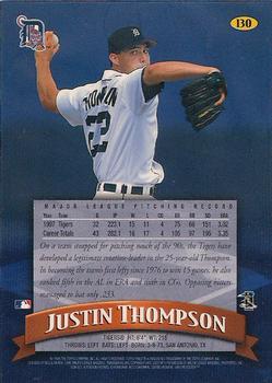 1998 Finest #130 Justin Thompson Back