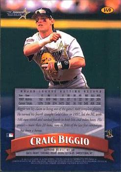 1998 Finest #149 Craig Biggio Back