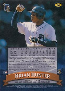 1998 Finest #165 Brian Hunter Back
