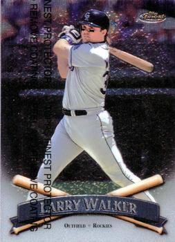 1998 Finest #1 Larry Walker Front