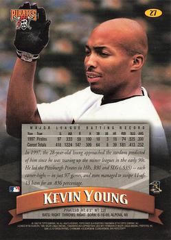 1998 Finest #27 Kevin Young Back
