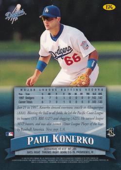 1998 Finest #174 Paul Konerko Back