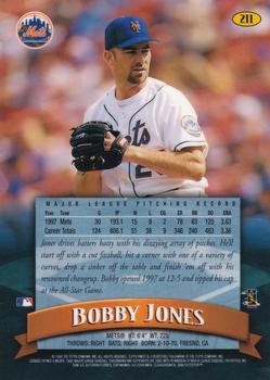 1998 Finest #211 Bobby Jones Back