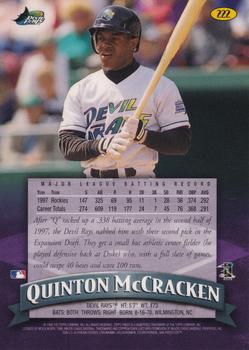 1998 Finest #222 Quinton McCracken Back