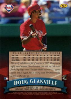 1998 Finest #227 Doug Glanville Back