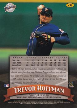 1998 Finest #232 Trevor Hoffman Back