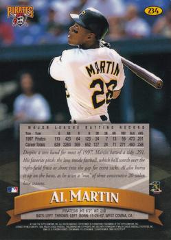 1998 Finest #234 Al Martin Back