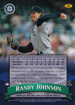 1998 Finest #237 Randy Johnson Back