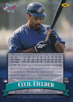 1998 Finest #262 Cecil Fielder Back