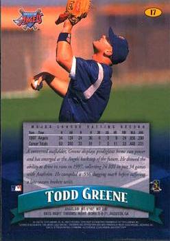 1998 Finest #17 Todd Greene Back