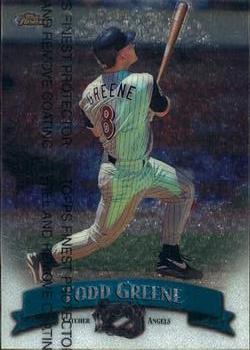 1998 Finest #17 Todd Greene Front