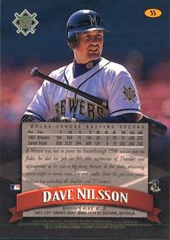 1998 Finest #55 Dave Nilsson Back