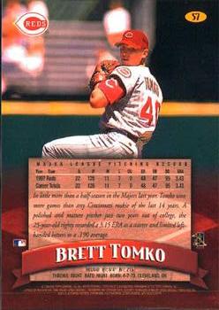 1998 Finest #57 Brett Tomko Back
