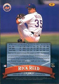 1998 Finest #67 Rick Reed Back