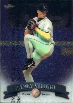 1998 Finest #69 Jamey Wright Front