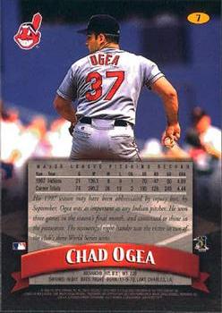 1998 Finest #7 Chad Ogea Back