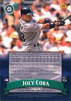 1998 Finest #89 Joey Cora Back