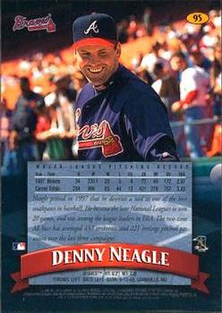 1998 Finest #95 Denny Neagle Back