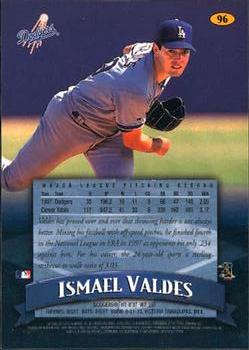 1998 Finest #96 Ismael Valdes Back