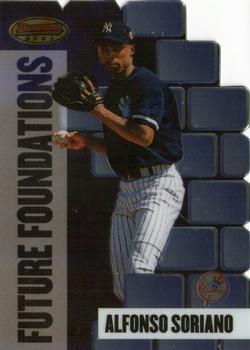 1999 Bowman's Best - Future Foundations Mach I #FF7 Alfonso Soriano  Front