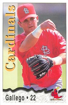 1996 St. Louis Cardinals Police #NNO Mike Gallego Front