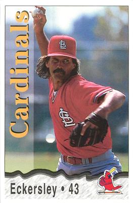 1996 St. Louis Cardinals Police #NNO Dennis Eckersley Front