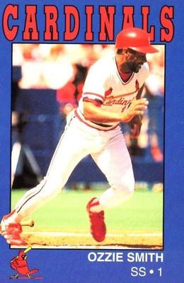 1993 St. Louis Cardinals Police #NNO Ozzie Smith Front