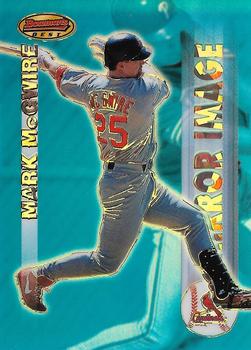 1999 Bowman's Best - Mirror Image Atomic Refractor #M10 Mark McGwire / Pat Burrell  Front
