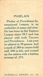 1912 Imperial Tobacco C46 #35 John Phelan Back