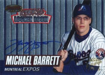 1999 Bowman's Best - Rookie Locker Room Autographs #RA2 Michael Barrett  Front
