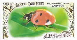 2015 Topps Allen & Ginter - Mini A World Beneath Our Feet #BUG-5 Seven-Spotted Ladybug Front
