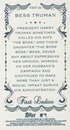 2015 Topps Allen & Ginter - Mini First Ladies #FIRST-30 Bess Truman Back