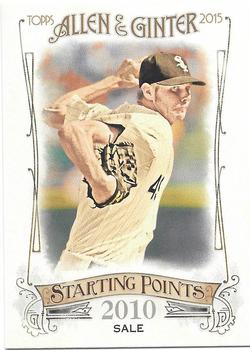 2015 Topps Allen & Ginter - Starting Points #SP-19 Chris Sale Front