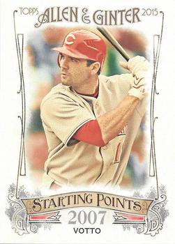 2015 Topps Allen & Ginter - Starting Points #SP-23 Joey Votto Front