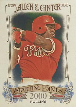 2015 Topps Allen & Ginter - Starting Points #SP-41 Jimmy Rollins Front