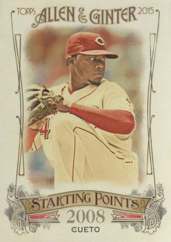 2015 Topps Allen & Ginter - Starting Points #SP-22 Johnny Cueto Front