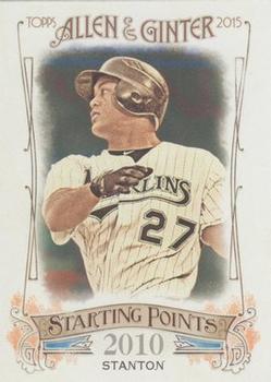 2015 Topps Allen & Ginter - Starting Points #SP-45 Giancarlo Stanton Front