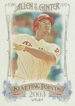 2015 Topps Allen & Ginter - Starting Points #SP-69 Chase Utley Front