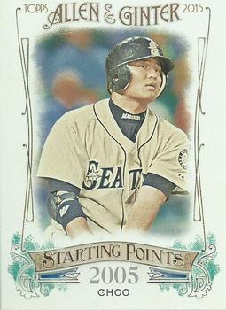2015 Topps Allen & Ginter - Starting Points #SP-88 Shin-Soo Choo Front