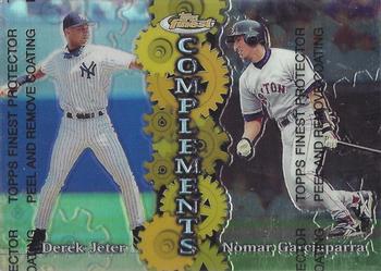 1999 Finest - Complements Refractor Left #C5 Derek Jeter / Nomar Garciaparra  Front