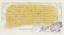 2015 Topps Allen & Ginter - Mini #297 Magna Carta Front