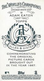 2015 Topps Allen & Ginter - Mini A & G Back #18 Adam Eaton Back