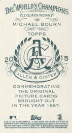 2015 Topps Allen & Ginter - Mini A & G Back #190 Michael Bourn Back