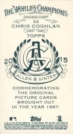 2015 Topps Allen & Ginter - Mini A & G Back #310 Chris Coghlan Back