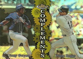 1999 Finest - Complements Dual Refractors #C2 Tony Gwynn / Wade Boggs  Front